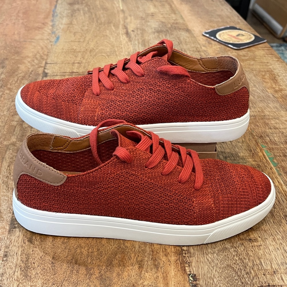 Lucky Brand rust color sneaker